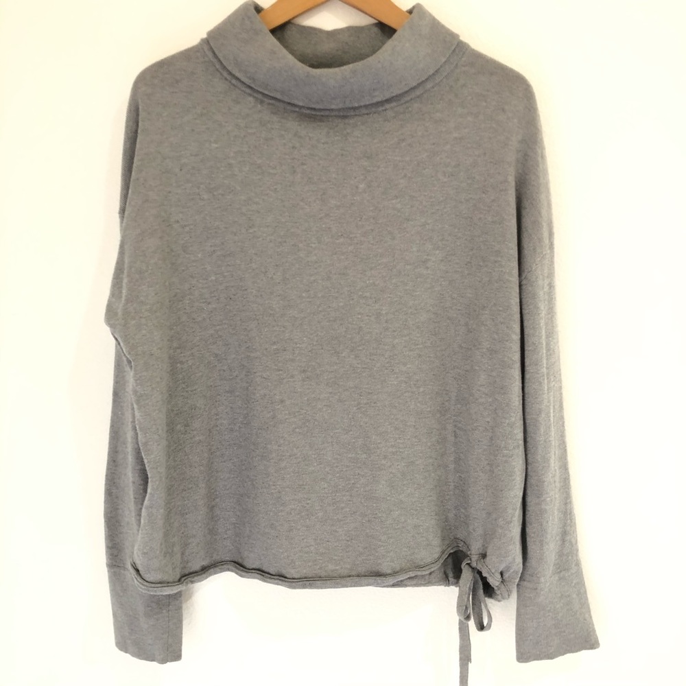 Inhabit Cowl Neck Gray Sweater Top Women’s S